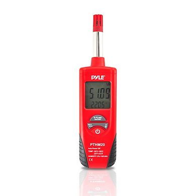 Pyle Temperature & Humidity Meter with Dew Point & Wet Bulb Measurement (PTHM20) - Black