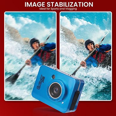 Sound Around Gear Pro Sports Action Camera, 1080P, 12MP, 2.4" Touch Screen, Waterproof