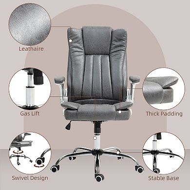 Ergonomic Office Chair with Cushioned Armrests Tilt Function Adjustable Seat Height 18.5" - 21.7"