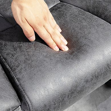 Ergonomic Office Chair with Cushioned Armrests Tilt Function Adjustable Seat Height 18.5" - 21.7"