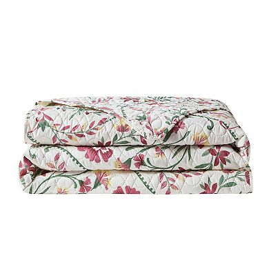 VCNY Home Province Floral Damask Printed Quilt Set