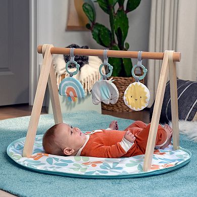 Ingenuity Sun Valley™ Wooden Toy Arch & Play Mat