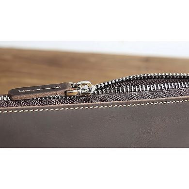 The Pallavi Leather Pencil Case and Makeup Bag