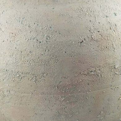 Kilu Decorative Vase, Rugged Texture, 19 Inch Metallic Gray Resin