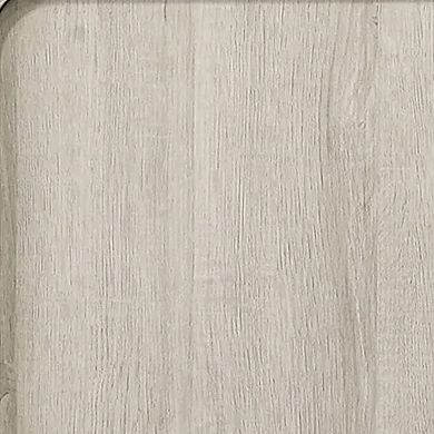 Meni TV Media Entertainment Stand, Shelves, 71 Inch Scandinavian White