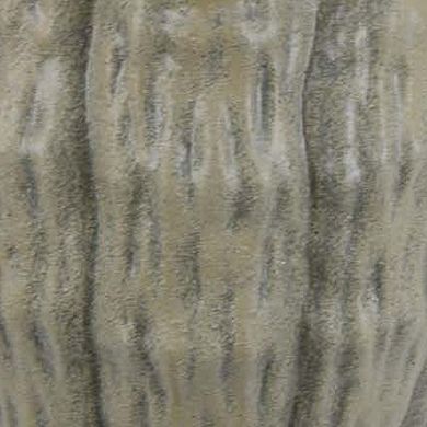 Decorative Vase, Organic Sea Design, Floral Details, Green Ceramic