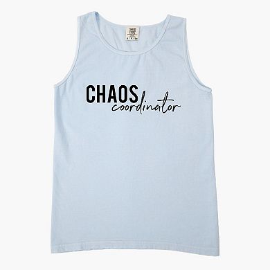 Chaos Coordinator - Women's Garment Dyed Graphic Tank Top
