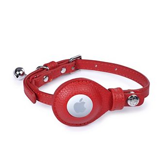 Blueberry Pet Microfiber Faux Leather AirTag Cat Collar