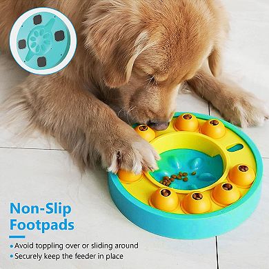 Interactive Dog Puzzle Feeder Bowl Slow Feeding Toy for IQ Training & Mental Enrichment