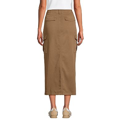 Women's Lands' End Cool Fade Cargo Maxi Skirt