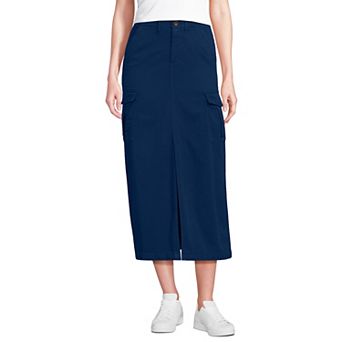Women's Lands' End Cool Fade Cargo Maxi Skirt