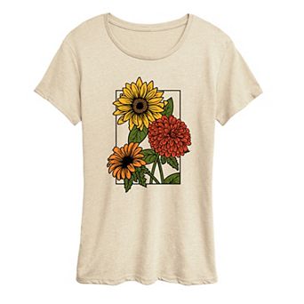 Women's Vintage Fall Bouquet Graphic Tee