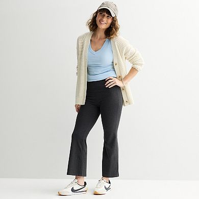 Women's Sonoma Goods For Life® High Rise Crop Flare Leggings