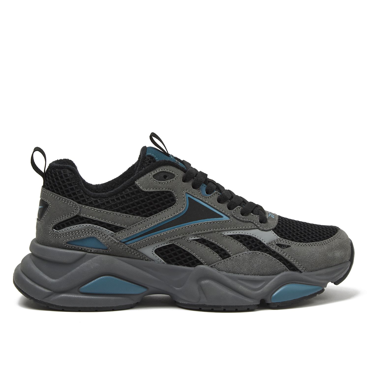 Мужские кроссовки Reebok Charge Run Lightweight Running, цвет: Серый синий чёрный — фото 1
