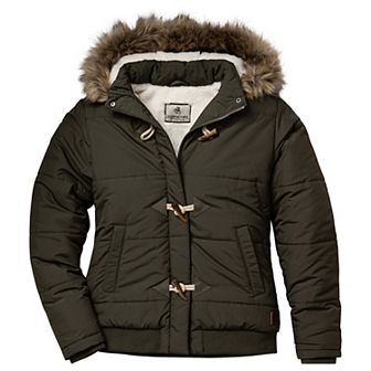 Women's Legendary Whitetails Quilted Toggle Hooded Berber Lined Puffer Jacket