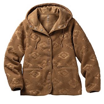 Women’s Legendary Outdoors Snap Front Fleece Jacket