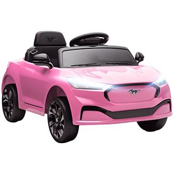 Qaba 12V Kids Ride On Car, Licensed Ford Mustang Mach-E Electric Car