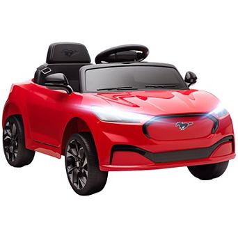 Qaba 12V Kids Ride On Car, Licensed Ford Mustang Mach-E Electric Car