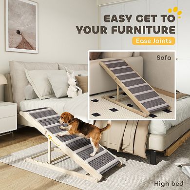 PawHut Dog Ramp for Couch, Foldable Pet Ramp for Small to Large Dog
