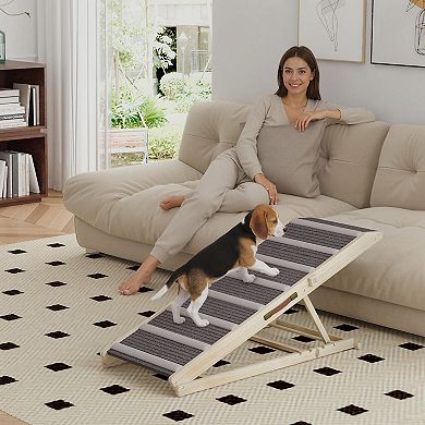 PawHut Dog Ramp for Couch, Foldable Pet Ramp for Small to Large Dog