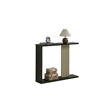 Kings Brand Furniture Indio Console Table, Entryway Sofa Table with Storage Shelf
