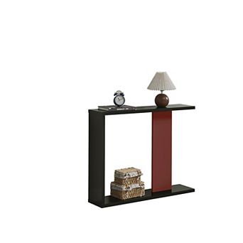 Kings Brand Furniture Indio Console Table, Entryway Sofa Table with Storage Shelf