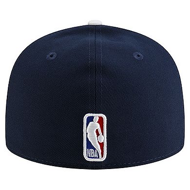 Men's New Era Navy Dallas Mavericks Statement Edition Jersey Hook 59Fifty Fitted Hat