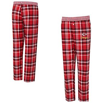 Women's Concepts Sport Red Kansas City Chiefs Laney Plaid Tri-Blend Pants