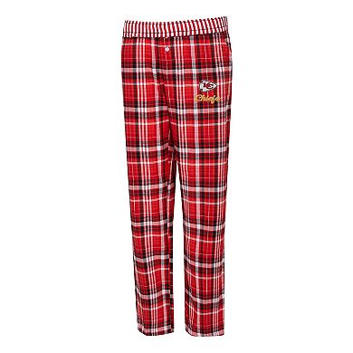 Women's Concepts Sport Red Kansas City Chiefs Laney Plaid Tri-Blend Pants