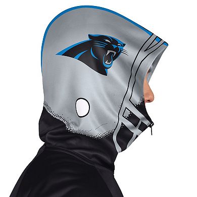 Men's Pro Player Black/Silver Carolina Panthers Helmet Full-Zip Hooded Track Jacket