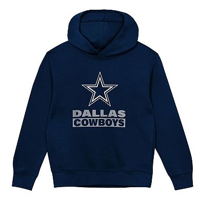 Preschool Outerstuff Navy Dallas Cowboys Back to Basics Hoodie