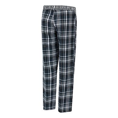Women's Concepts Sport Black Las Vegas Raiders Laney Plaid Tri-Blend Pants