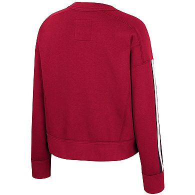 Women's Colosseum Cardinal Arkansas Razorbacks Honeymoon Sweatshirt