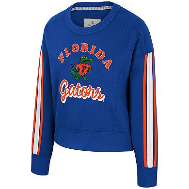 Women's Colosseum Royal Florida Gators Honeymoon Sweatshirt