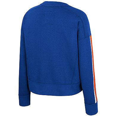 Women's Colosseum Royal Florida Gators Honeymoon Sweatshirt