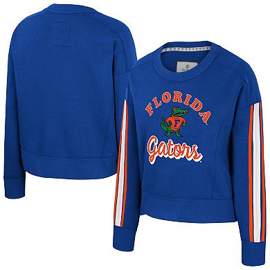 Women's Colosseum Royal Florida Gators Honeymoon Sweatshirt