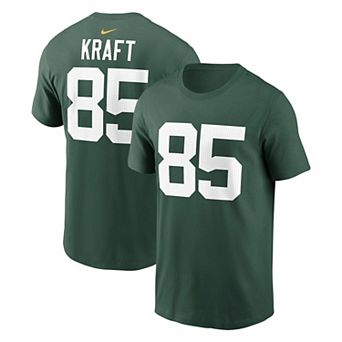 Men's Nike Tucker Kraft Green Green Bay Packers Player Name & Number T-Shirt