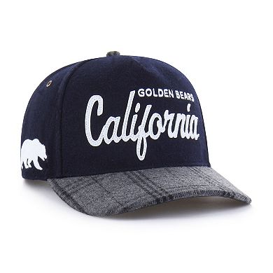 Unisex '47 Navy Cal Bears Windowpane Plaid Collection Hitch Adjustable Hat