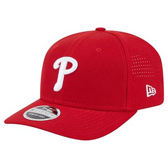 Men's New Era Red Philadelphia Phillies Performance 9SEVENTY Adjustable Hat