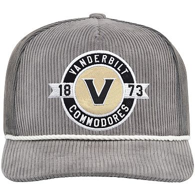 Men's Colosseum Gray Vanderbilt Commodores Where's My Hat Podium Adjustable Trucker Hat