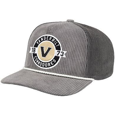 Men's Colosseum Gray Vanderbilt Commodores Where's My Hat Podium Adjustable Trucker Hat