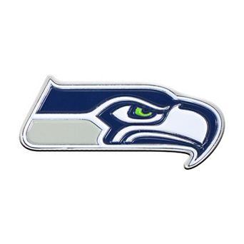 Logo Brands Seattle Seahawks Embossed Color Auto Emblem