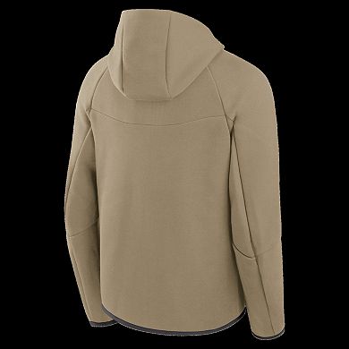 Men's Nike Olive Kansas City Chiefs Tech Fleece Full-Zip Windrunner Hoodie
