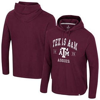 Men's Colosseum Maroon Texas A&M Aggies Simoleans Washed Hoodie