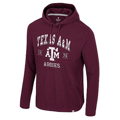 Men's Colosseum Maroon Texas A&M Aggies Simoleans Washed Hoodie