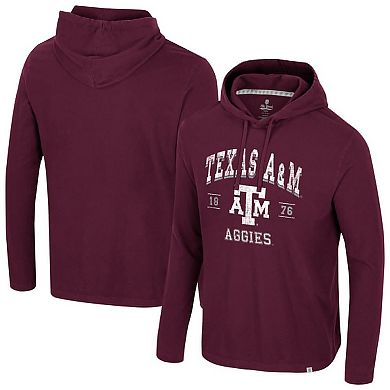 Men's Colosseum Maroon Texas A&M Aggies Simoleans Washed Hoodie