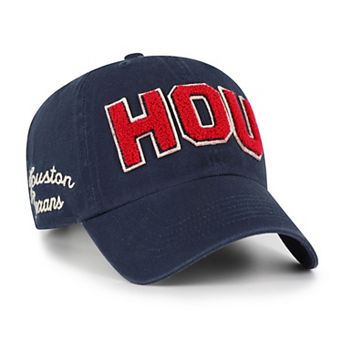 Women's '47 Navy Houston Texans Zoey Clean Up Adjustable Hat