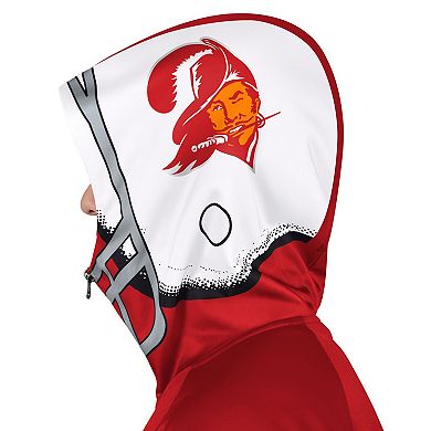 Men's Pro Player Red/Orange Tampa Bay Buccaneers Retro Helmet Full-Zip Hooded Track Jacket