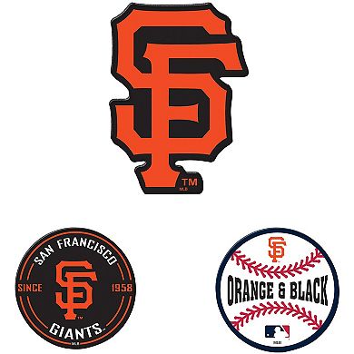 WinCraft San Francisco Giants 3-Pack Premium Fridge Magnet Set