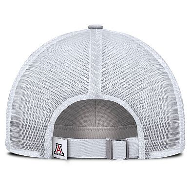 Men's Nike White Arizona Wildcats Club Campus Trucker Adjustable Hat